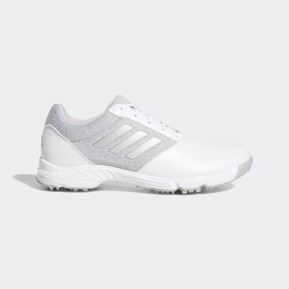Pantofi Golf Adidas Tech Response Dama Romania - Albi/Argintii Metal/Gri BD7147